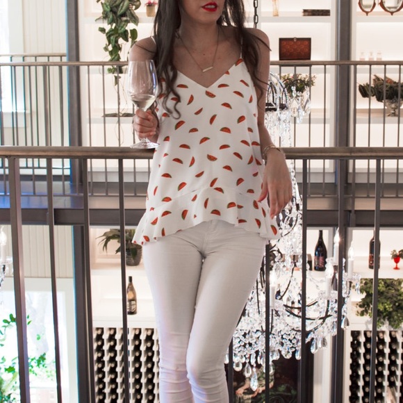 COOPER & ELLA Watermelon Printed Cami Top - Picture 10 of 13